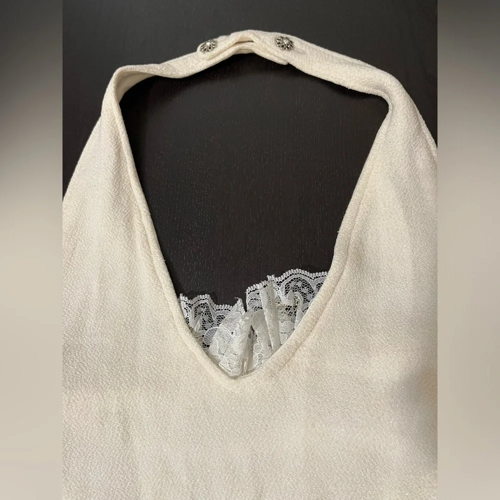Vintage Halter Maxi Dress - Picture 5 of 9